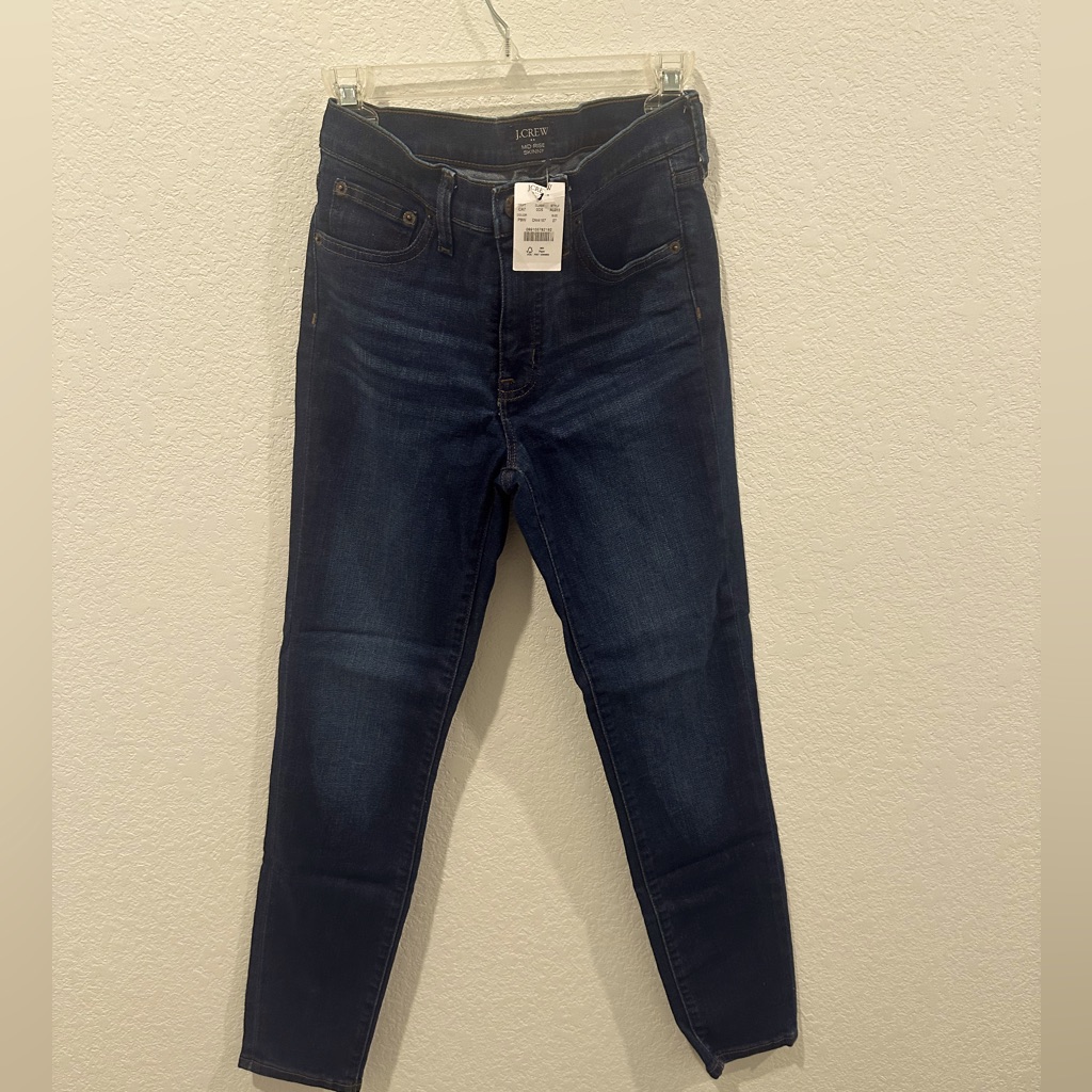 J- Crew Jeans; Not Worn- Tags Still On